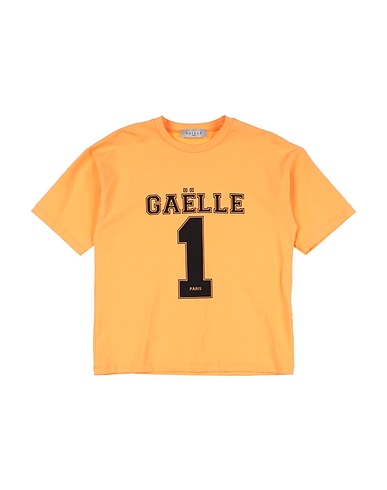GAëLLE Paris T-shirt Arancione 96% Cotone, 4% Elastan