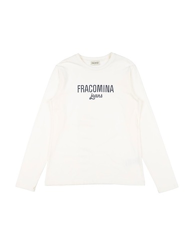 FRACOMINA MINI T-shirt Ivory 95% Cotton, 5% Elastane