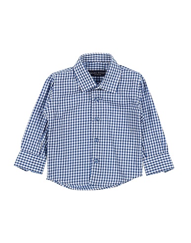 MANUELL & FRANK Patterned shirt White 100% Cotton