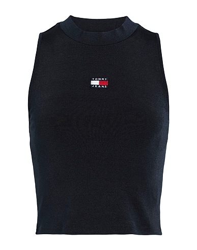 TOMMY JEANS Top Blu notte 92% Poliestere, 8% Elastan