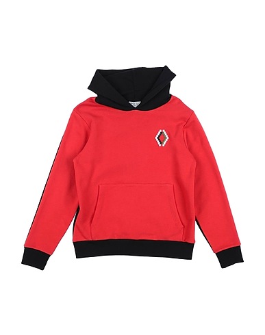 MARCELO BURLON Felpa Rosso 80% Cotone, 20% Poliestere, Elastan