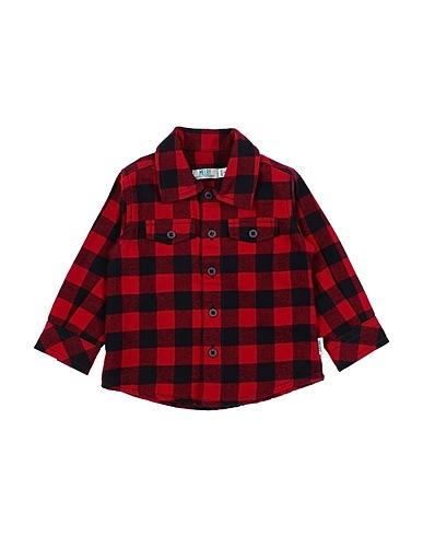 MELBY Hemd mit Muster Rot 100% Baumwolle