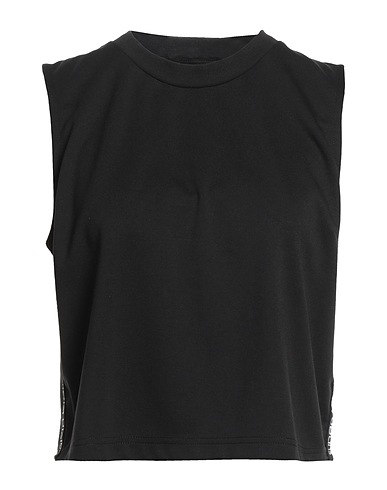 CALVIN KLEIN JEANS T-shirt Black 77% Polyester, 19% Modal, 4% Elastane
