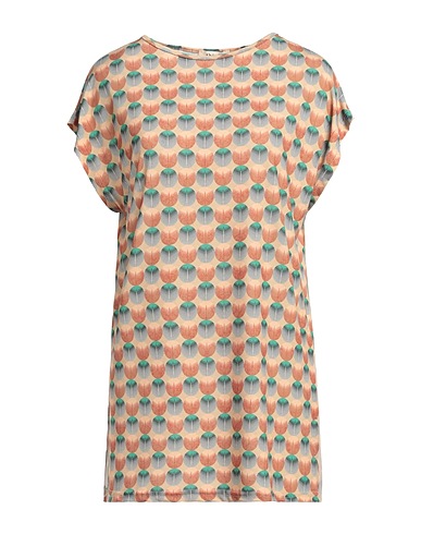 THINK T-shirt Beige 96% Poliestere, 4% Elastan