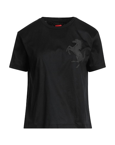 FERRARI T-shirt Black 100% Cotton