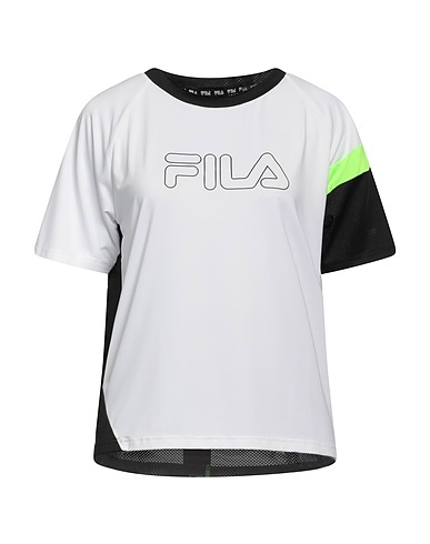 FILA T-Shirt Weiß 90% Polyester, 10% Elastan