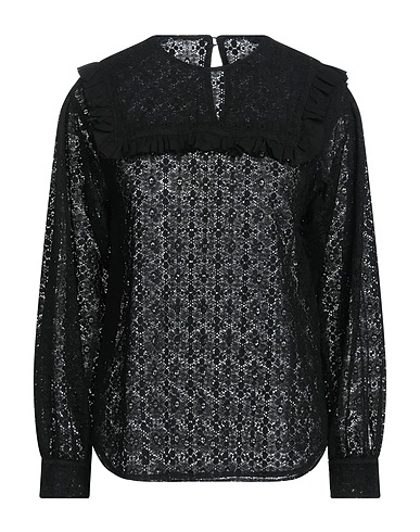 TRICOT COMME  des GARÇONS Top Black 100% Nylon, Cotton