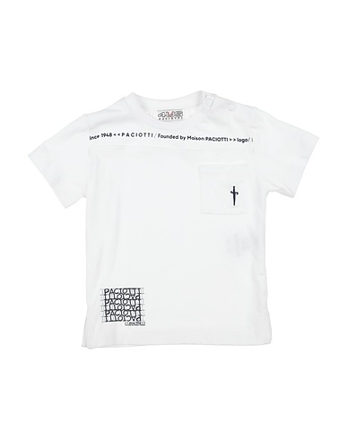 PACIOTTI 4US T-shirt White 100% Cotton