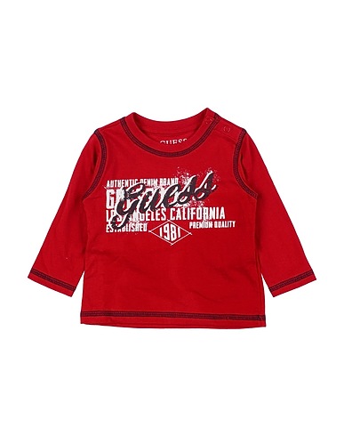 GUESS T-Shirt Rot 100% Baumwolle