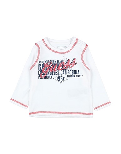 GUESS T-shirt White 100% Cotton