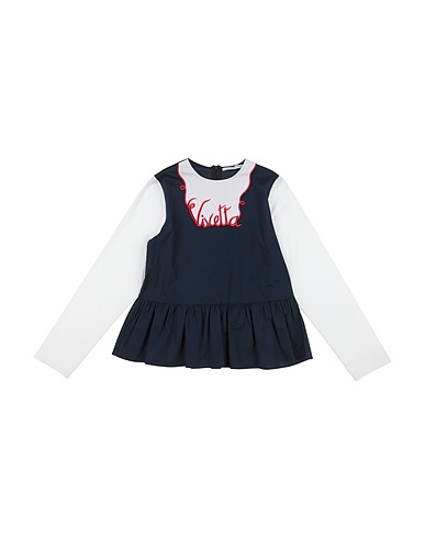 VIVETTA Top Blu notte 97% Cotone, 3% Elastan
