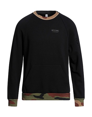 MOSCHINO Felpa Nero 97% Cotone, 3% Elastan