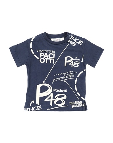PACIOTTI 4US T-shirt Navy blue 100% Cotton