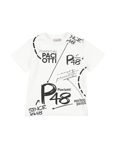 PACIOTTI 4US T-shirt Bianco 100% Cotone