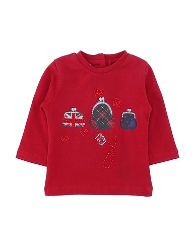 MY COLLECTIONS T-shirt Red 90% Cotton, 10% Elastane