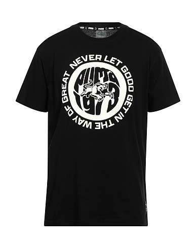 PUMA T-Shirt Schwarz 80% Baumwolle, 20% Polyester