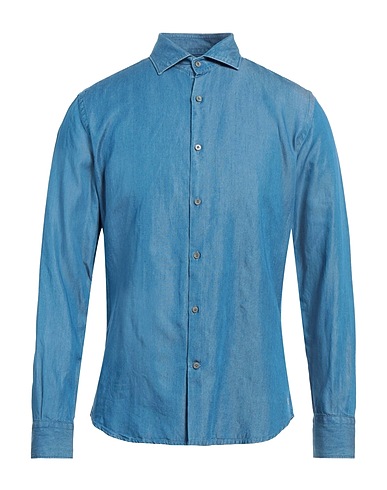 BROOKSFIELD Denim shirt Blue 100% Lyocell