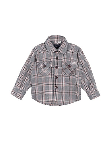 MANUELL & FRANK Patterned shirt Midnight blue 49% Cotton, 49% PES - Polyethersulfone, 2% Elastane