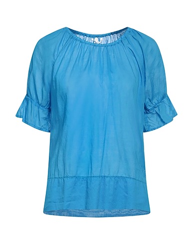 SOPHIE Top Azurblau 100% Baumwolle