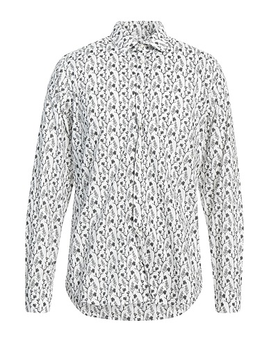 GMF 965 Patterned shirt White 100% Cotton