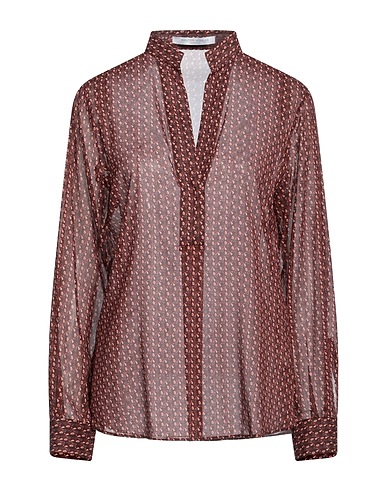 WALTER VOULAZ Top Cioccolato 93% Seta, 7% Elastan