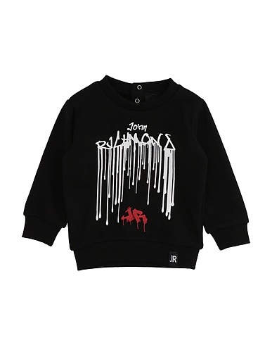 JOHN RICHMOND Sweatshirt Black 86% Cotton, 14% Polyester