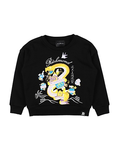 JOHN RICHMOND Sweatshirt Black 100% Cotton