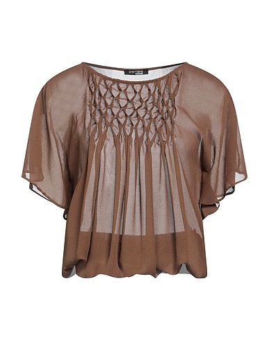 FRACOMINA Top Brown 100% Polyester