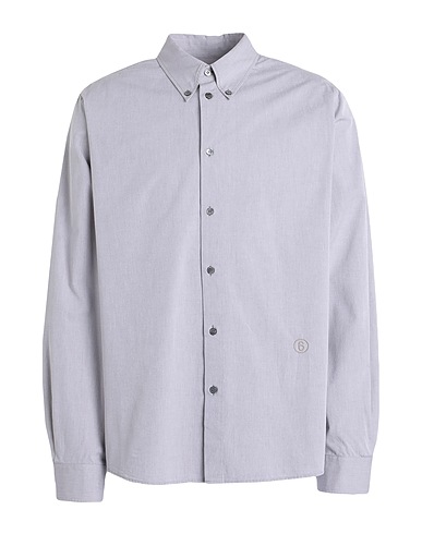 MM6 MAISON MARGIELA Solid colour shirt Grey 100% Cotton