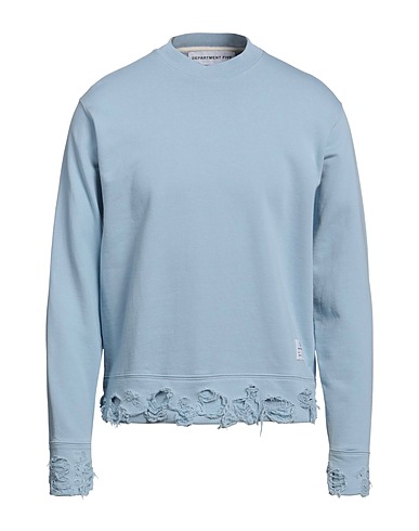 DEPARTMENT 5 Sweatshirt Sky blue 100% Cotton