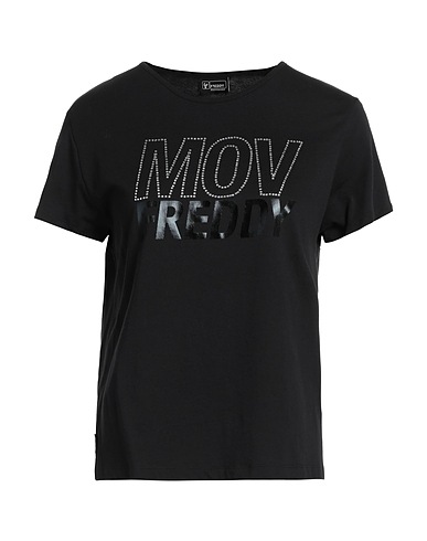 FREDDY T-shirt Black 100% Cotton