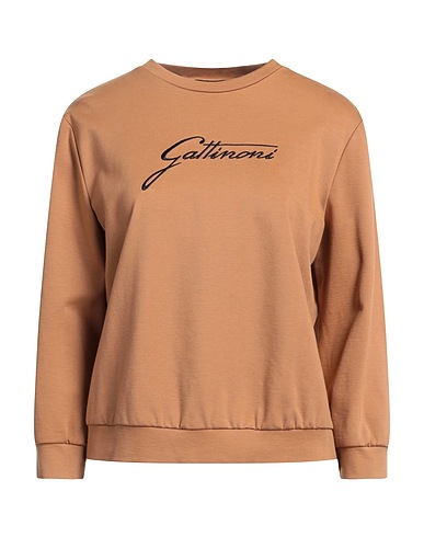 GATTINONI Sweatshirt Camel 68% Viscose, 27% Polyamide, 5% Elastane