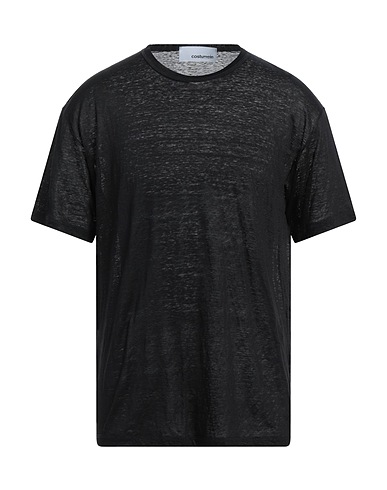 COSTUMEIN Basic T-shirt Black 100% Linen