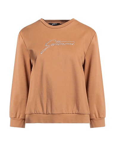 GATTINONI Sweatshirt Camel 68% Viscose, 27% Polyamide, 5% Elastane