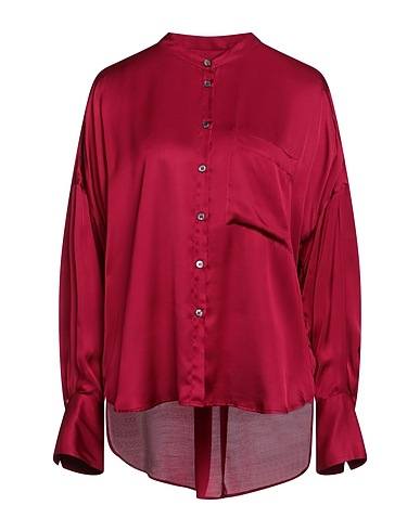 ROBERT FRIEDMAN Solid color shirts & blouses Garnet 100% Viscose