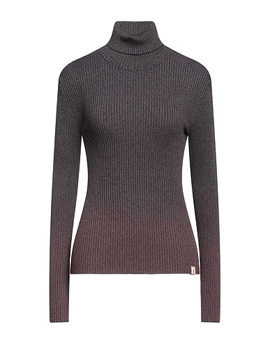 SSHEENA Polo neck Dark purple 75% Viscose, 25% Polyester