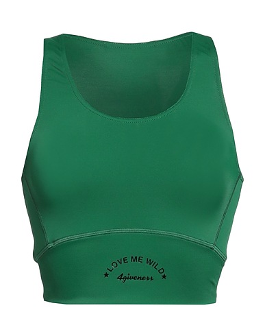 4GIVENESS Top Verde smeraldo 80% Poliammide, 20% Elastan