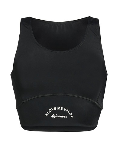 4GIVENESS Top Black 80% Polyamide, 20% Elastane