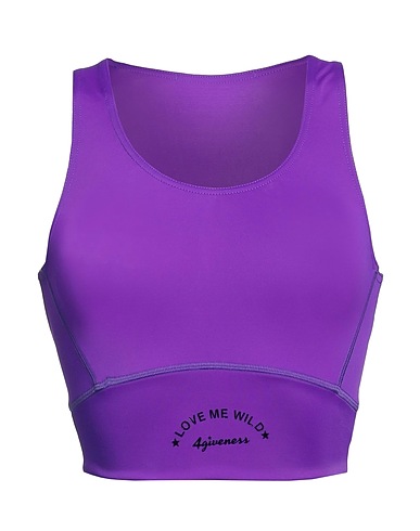 4GIVENESS Top Purple 80% Polyamide, 20% Elastane