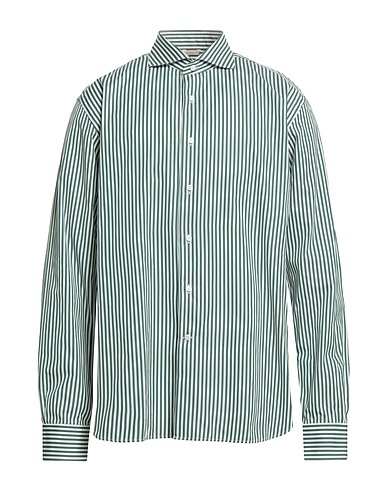 DEL SIENA Striped shirt Green 100% Cotton