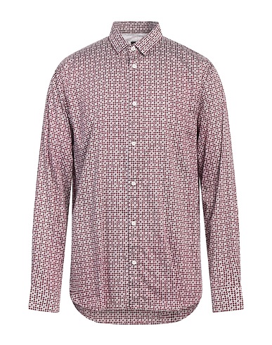 ARMANI EXCHANGE Camicia fantasia Bordeaux 100% Cotone