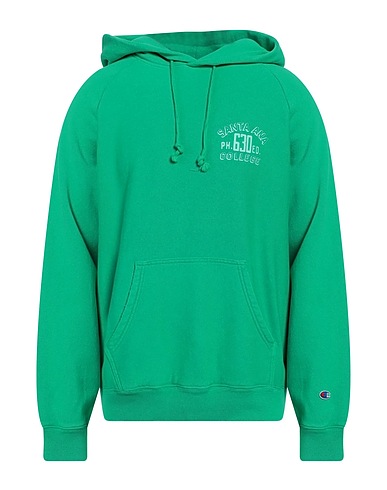 CHAMPION REVERSE WEAVE Hooded sweatshirt Green 86% Cotton, 14% Polyester