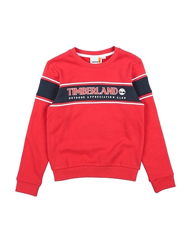 TIMBERLAND Sweatshirt Red 80% Cotton, 20% Polyester, Elastane