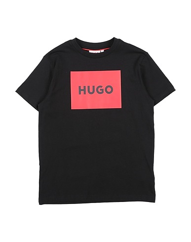 HUGO T-shirt Black 100% Cotton
