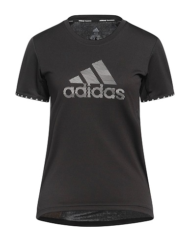 ADIDAS T-shirt Nero 100% Poliestere riciclato