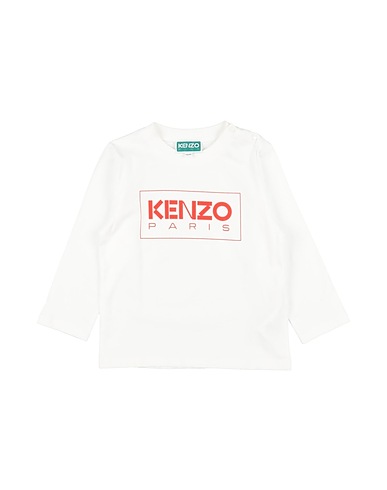 KENZO KIDS T-shirt White 100% Cotton, Elastane