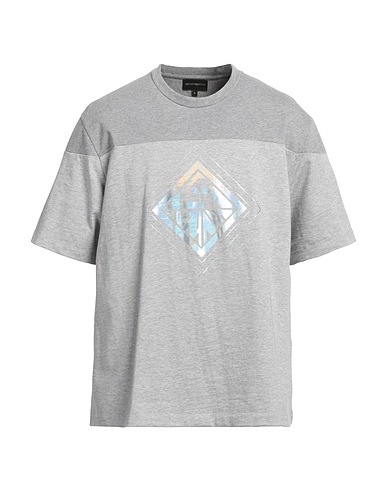 EMPORIO ARMANI T-shirt Light grey 100% Cotton