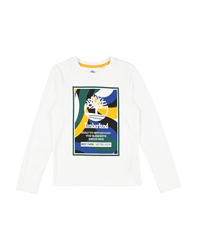 TIMBERLAND T-shirt Bianco 100% Cotone
