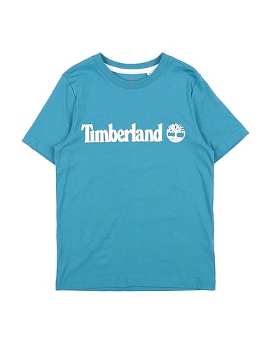 TIMBERLAND T-shirt Pastel blue 100% Cotton