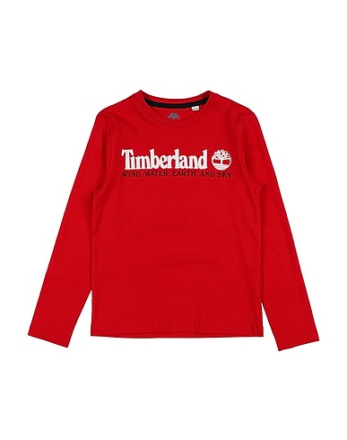 TIMBERLAND T-shirt Red 100% Cotton